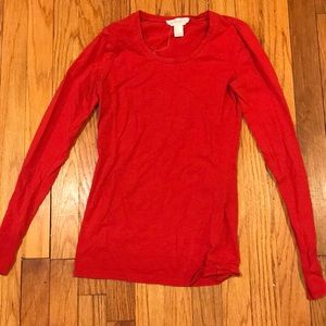 Forever 21 red long sleeve shirt